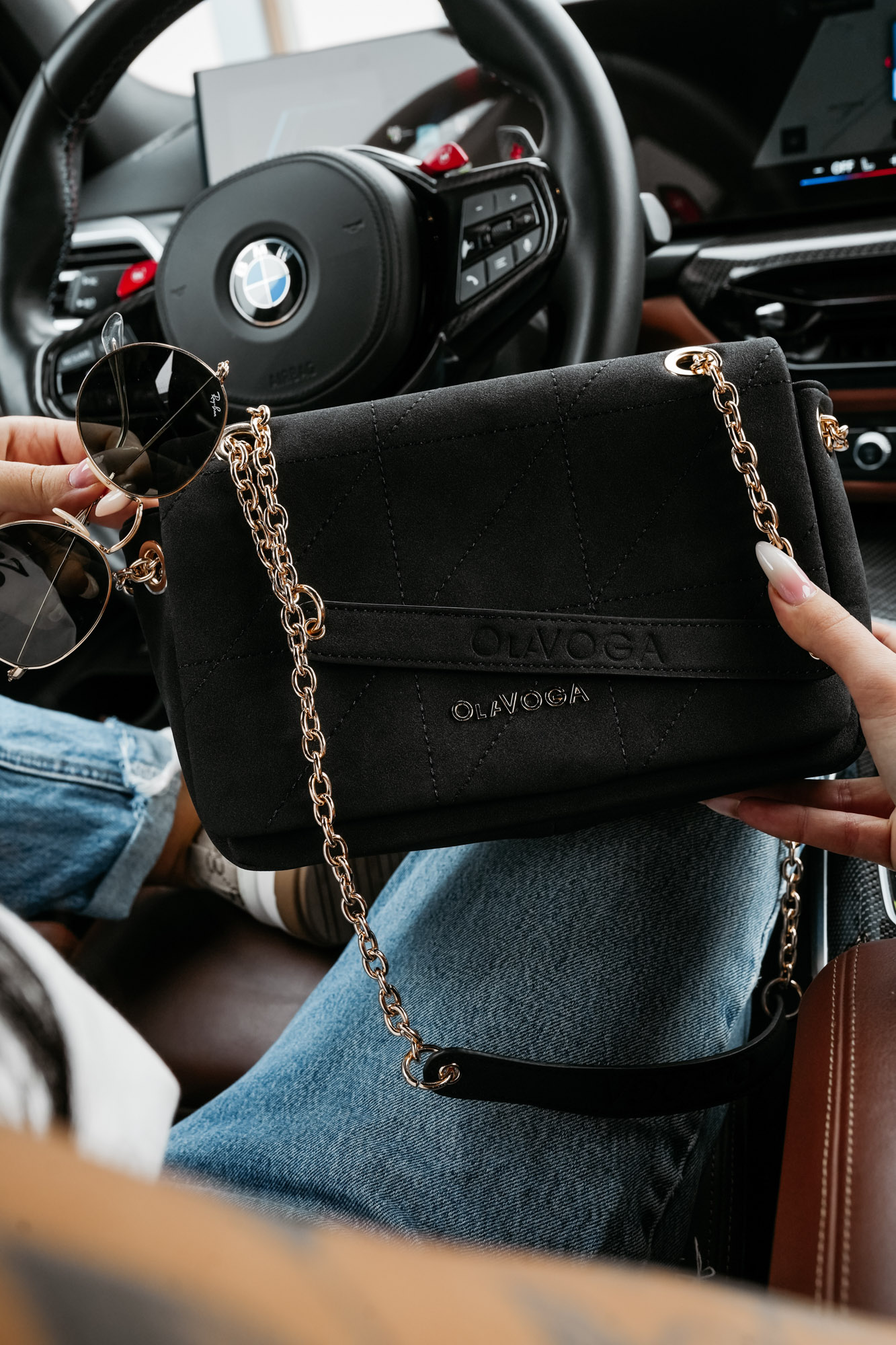 Torebka damska OLAVOGA TERING czarna